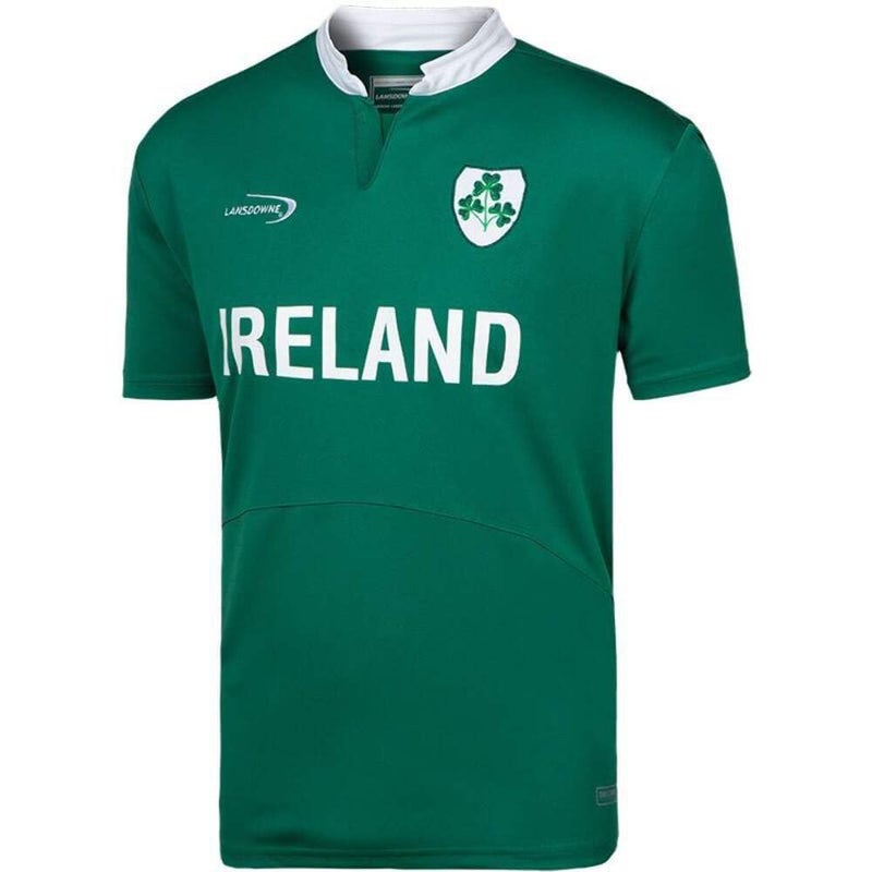Lansdowne Green Ireland Shamrock Performance Rugby Shirt (Medium) - Image 1